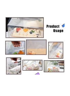 Excefore Clear Gable Bakery Gift Boxes, 15 Pack Candy Treat Gift Box with Cardboard, Transparent Party Favor Boxes, Clear Plastic Boxes, Gift Packing for Party Pastry Dessert Cookies Birthday Holiday Wedding  - Image 2