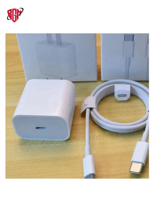 BGM 20W Original Phone Fast Charger With Cable For Apple iPhone - Image 1