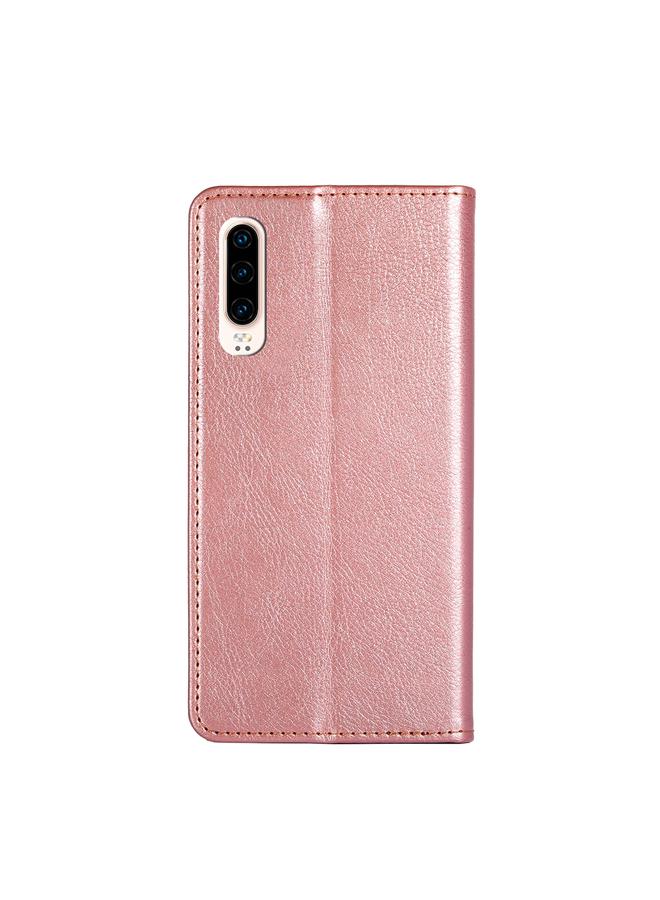 Zaboon Case For Huawei P30 PU + TPU Gloss Oil Solid Color Magnetic Horizontal Flip Leather Case with Holder & Card Slot & Wallet - Image 3