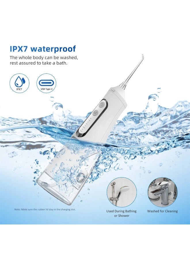 M209 Oral Irrigator – Rechargeable Portable Water Flosser, 4 Cleaning Modes, 310ml Large Water Tank, IPX7 Waterproof Dental Jet Cleaner - Image 2