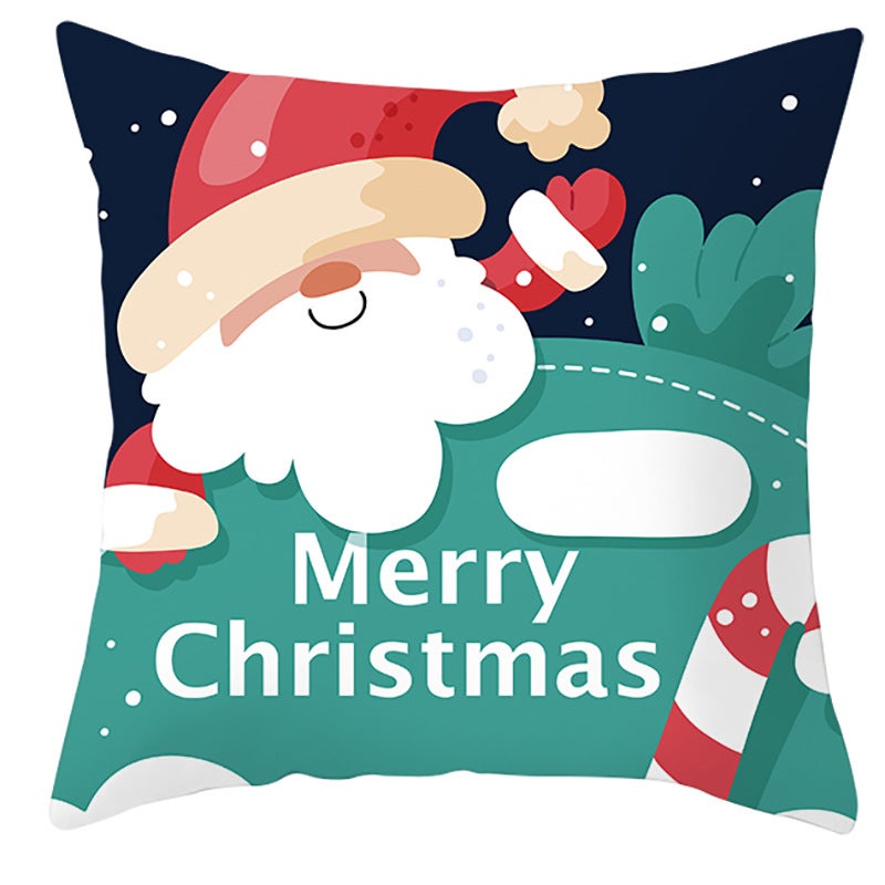 new Santa Claus pillow cover cute Christmas home cushion cover cute cartoon pillow - Image 5