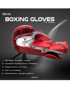 Spall Professional Boxing Gloves For Strong Punches Sparring And Kickboxing Fighting Punch Bag Workout Muay Thai And Training  - Image 2
