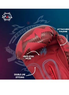 Spall Professional Boxing Gloves For Strong Punches Sparring And Kickboxing Fighting Punch Bag Workout Muay Thai And Training  - Image 3