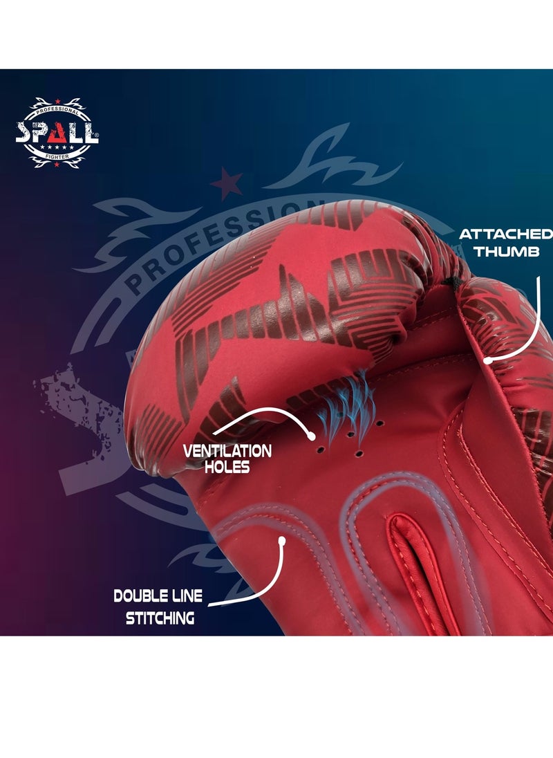 Spall Professional Boxing Gloves For Strong Punches Sparring And Kickboxing Fighting Punch Bag Workout Muay Thai And Training  - Image 3