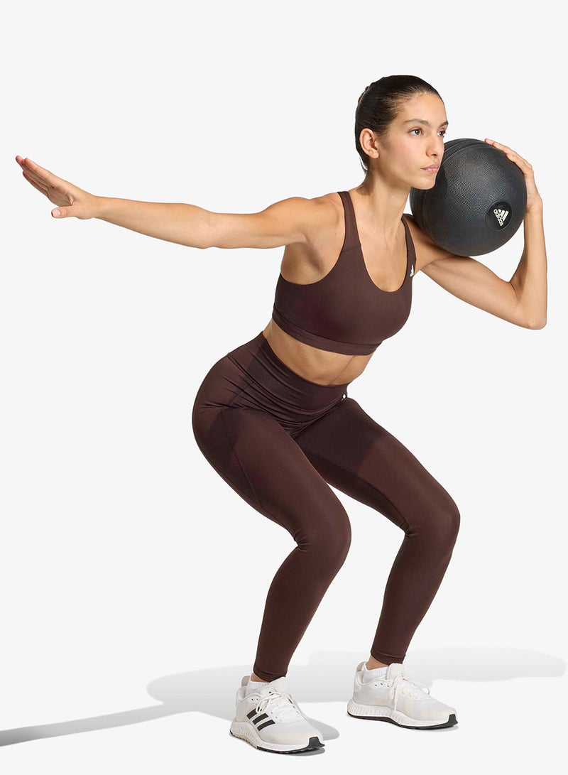 Adidas Optime Essentials Workout Medium Support Bra - Image 3