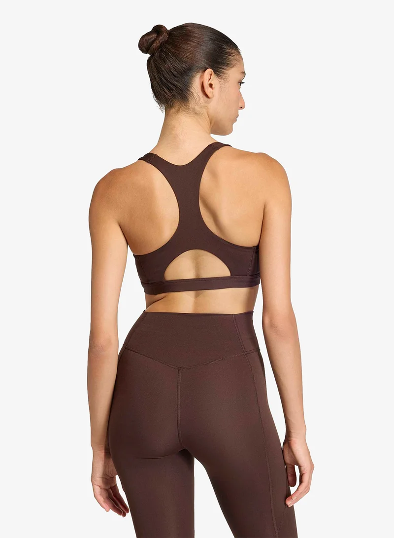 اديداس حمالة صدر رياضية داعمة متوسطة من أوبتايم إسنشالز