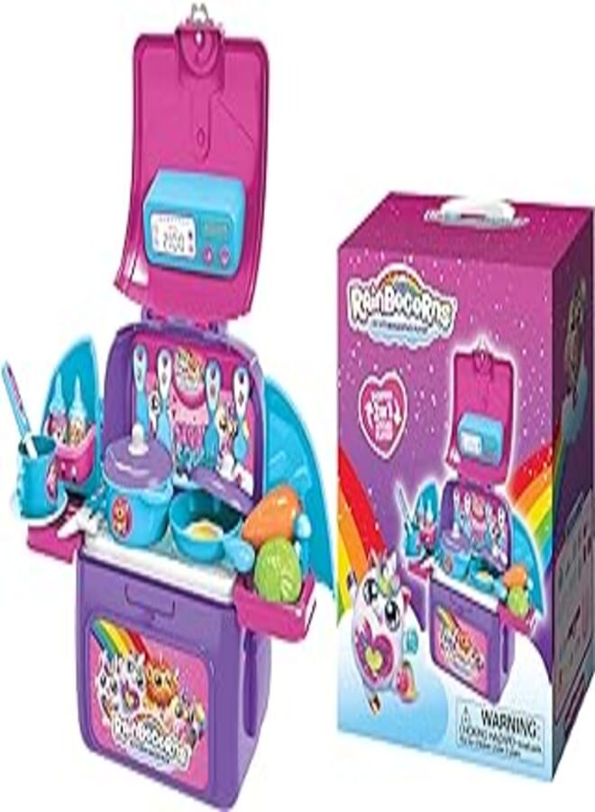 Rainbocorn Role Play Kitchen Backpack Play Set for Kids