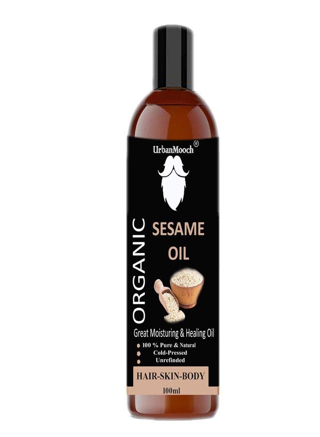 UrbanMooch Natural & Organic Cold Pressed Sesame Oil For Hair & Skin (100Ml) - Image 4