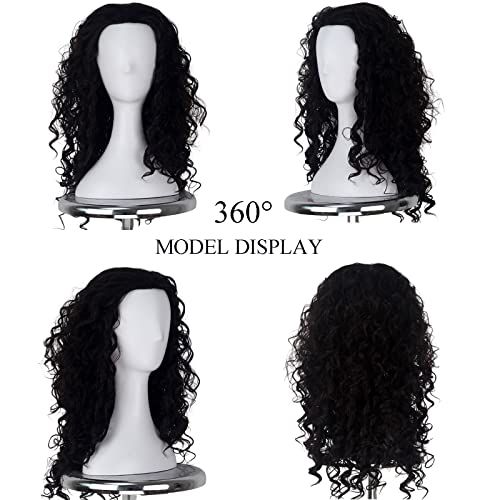 Yan Dream Man Medium Long Curly Dark Brown Wig for Men Movie Cosplay Costume Halloween Wig Adult - Image 3