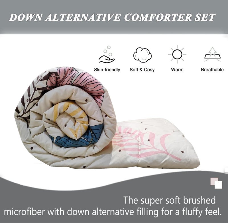 FRESH FROM LOOM All Seasons Collection Micro Fiber Comforter | Dohar | Quit | Double Bed | Double Weaved | Washable | Hypoallergenic Skin Friendly (Beige | 90 x 95 Inch) - Image 3