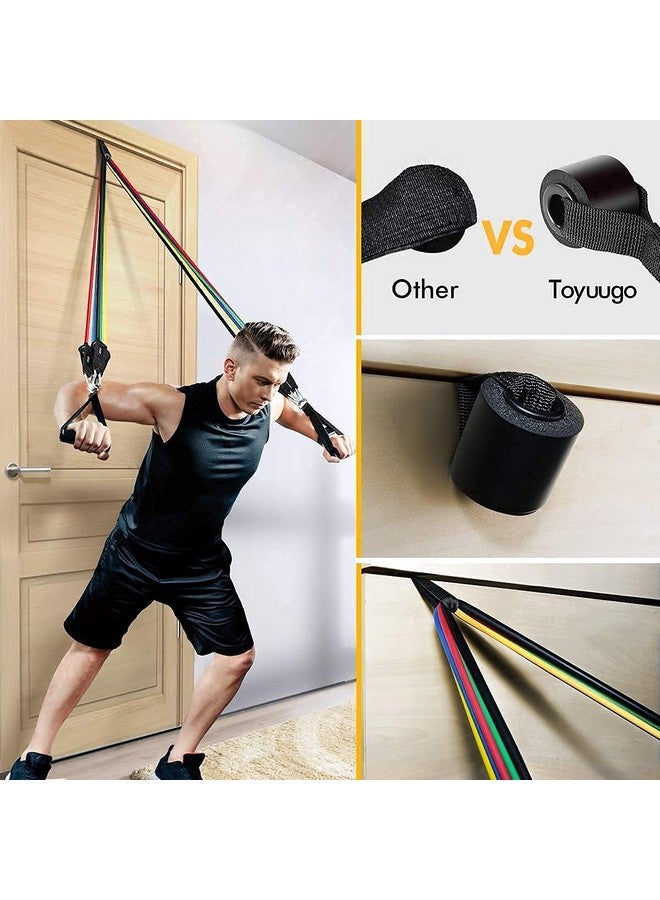 DEZNA Exercise Bands Resistance Bands Set for Workingout Door Fitness Gym Resistance Bands Kit for Men Women Stretching Rubber Bands (11PCS) - Image 5
