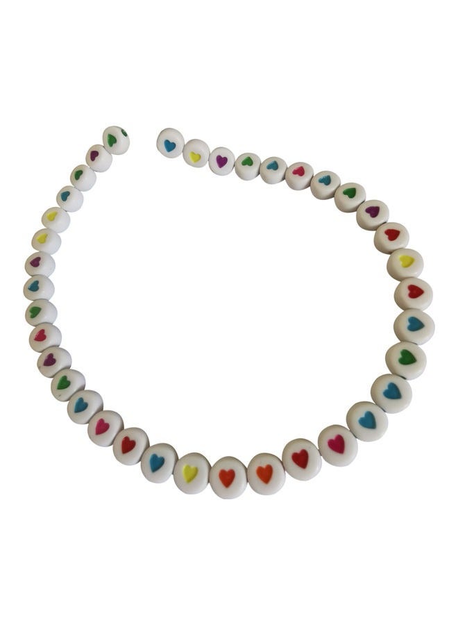 اسم المحتوى ناريلا 300-Piece Decorative Acrylic Heart Shaped Craft Beads - Image 3