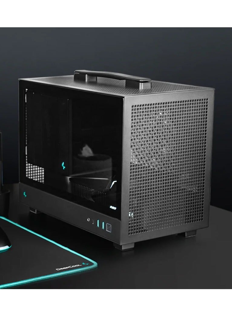 DEEPCOOL MINI PORTABLE GAMING and WORKSTATION ITX PC BLACK: Corei7 12700F | RTX 3050 8GB | 16GB RAM | 1TB NVME | Windows 11 | WIFI BLUETOOTH READY  - Image 2