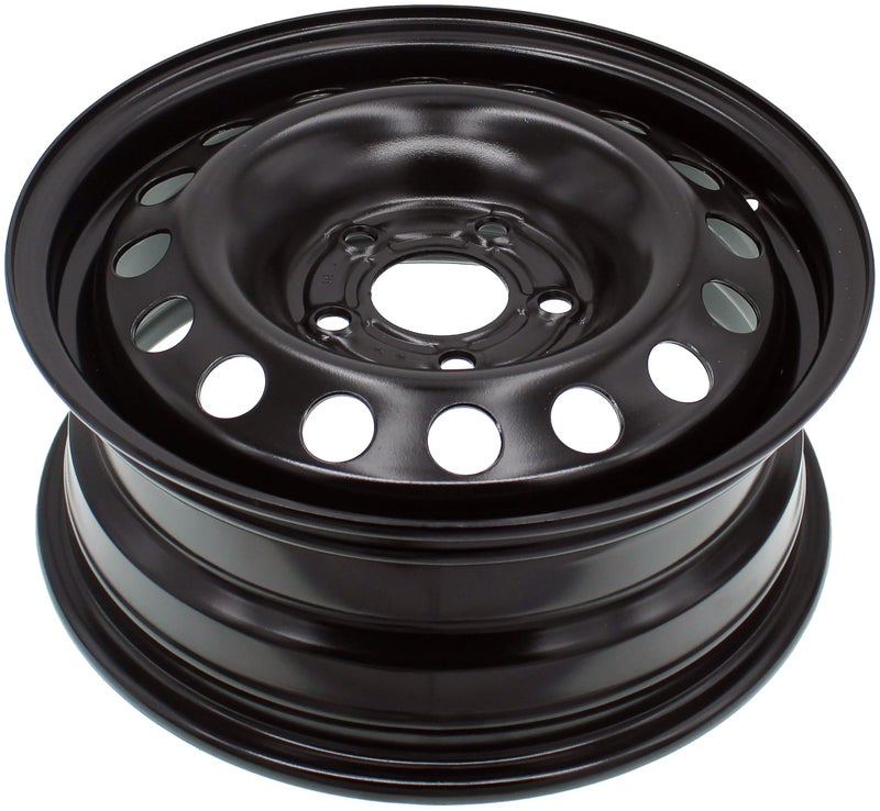 دورمان 939196 15 × 6 بوصة عجلة فولاذية متوافقة مع بعض طرازات هيونداي وكيا باللون الأسود