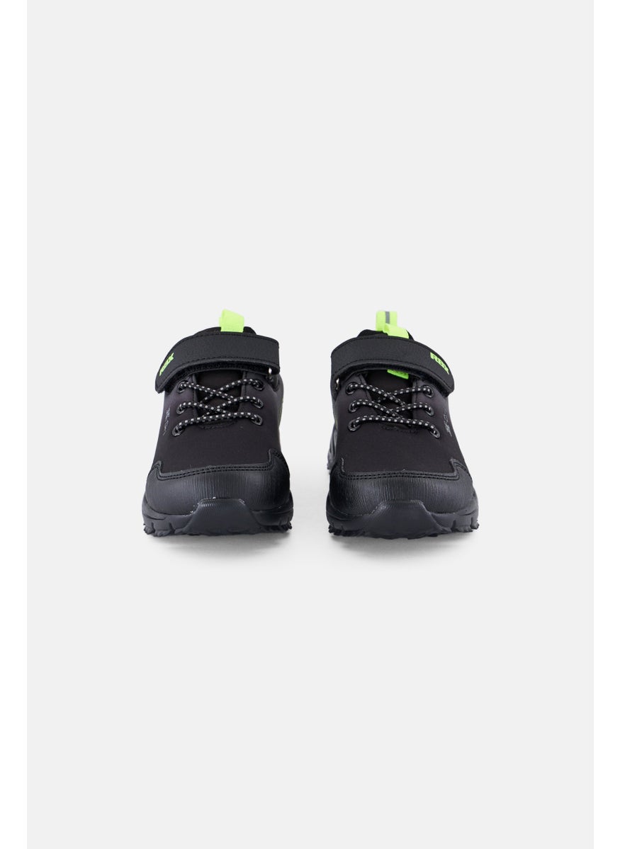 RBX - Kids Boy Velcro Closure Shoes, Black - Image 1