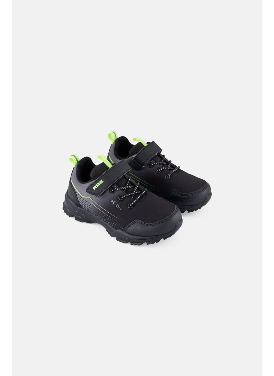 RBX - Kids Boy Velcro Closure Shoes, Black - Image 1