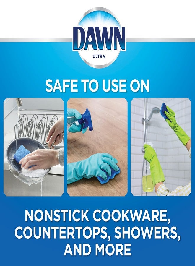 Dawn Non-Scratch Kitchen Dish Sponges, Blue (Pack of 3) - Image 4