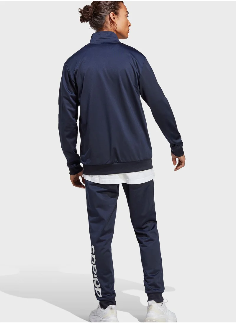 Adidas Linear Logo Tricot Tracksuit