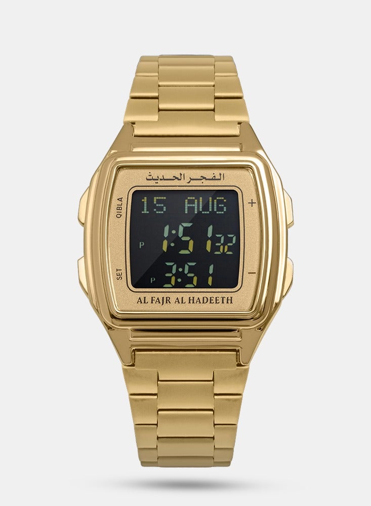 Al Fajr Al Hadeeth Al Fajr Al Hadith Watch, Gold Dial, Model AL261GB