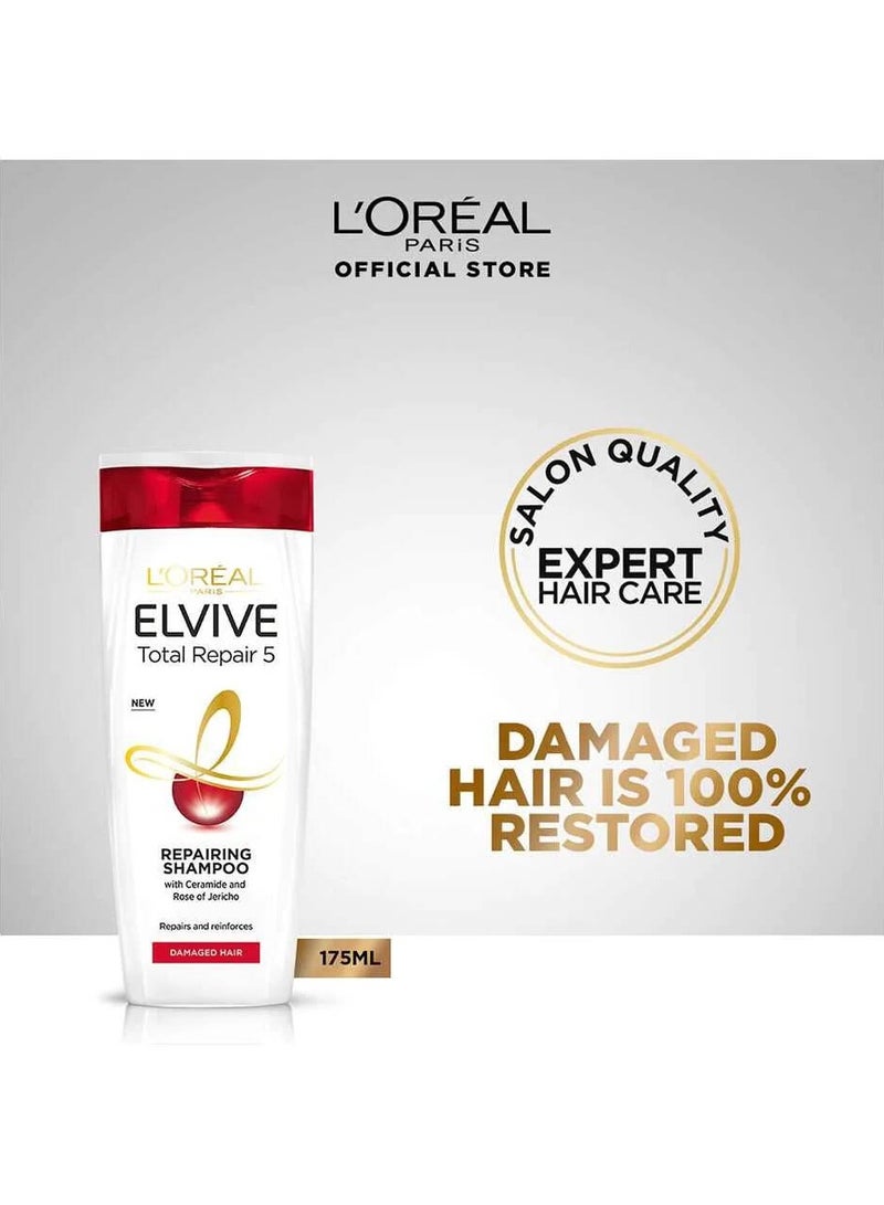 L'OREAL PARIS Loreal  Elvive Total Repair 5 Repairing Shampoo 600ML - Image 2