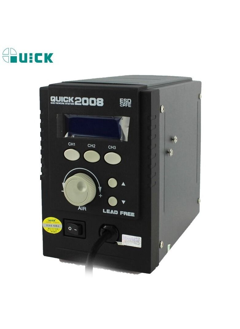 QUICK - QUICK 2008 ESD Digital Display Heat Gun Welding Rework Soldering Station For IPhone Mainboard BGA Maintenance - Image 1