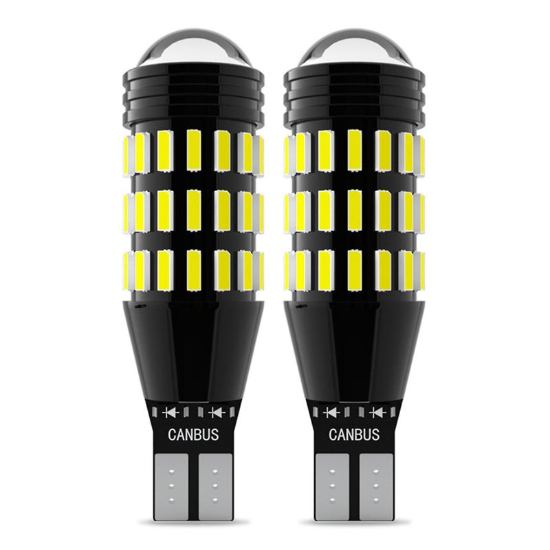 2pcs Car T15 W16w Led High Power 4014 51-smd Bulb Canbus Error - Image 1