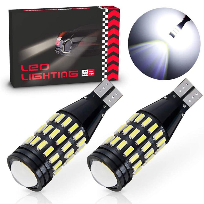 2pcs Car T15 W16w Led High Power 4014 51-smd Bulb Canbus Error - Image 4