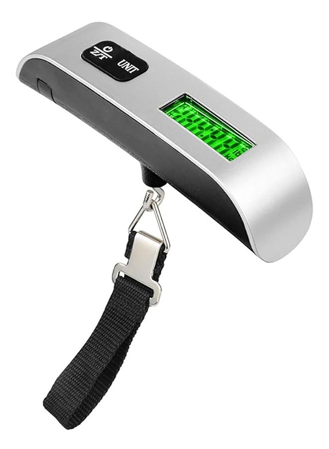 Portable Digital Luggage Scale, 50 kg Capacity, Backlit Display, Battery Operated, Built-in Travel Weight Checker, Easy to Read - Image 1