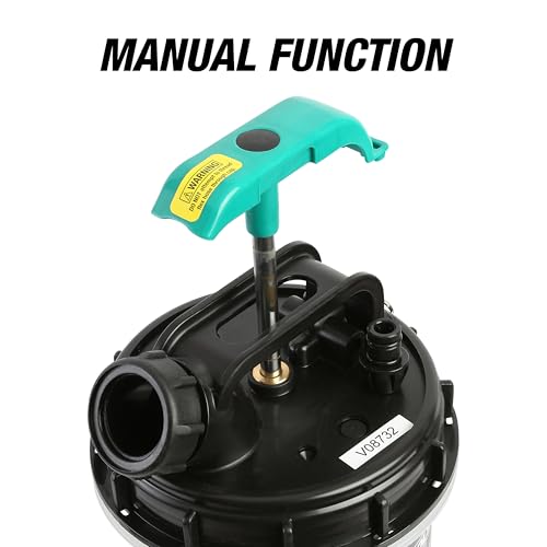 OEMTOOLS 24389 Manual Fluid Extractor Pump, 1.4 Gallon (5.3L) Oil Extractor Pump Capacity, Use for Oil, Coolant, and Transmission Fluid, 2 Dipstick Adapters, 5ft Hose - Image 2
