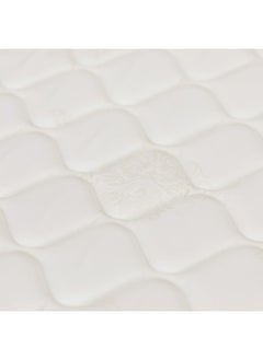 DANUBE HOME Isleep Bonnel Spring Mattress With 1 Pillow Free Medium Firm Feel Spine Balance For Pressure Relief Twin L200xW120 cm Thickness 21 cm Cream/Black  - Image 3