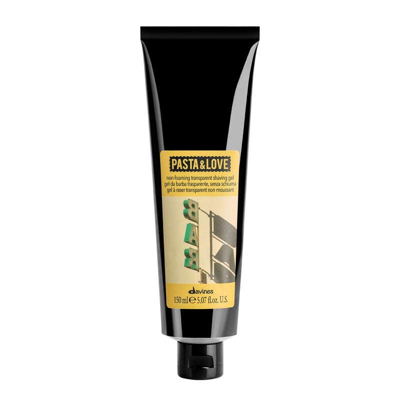 Davines Pasta & Love Men's No Foaming Sleek Precision Shaving Gel, Brushless Shave, 150ml - Image 1