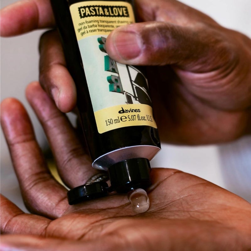 Davines Pasta & Love Men's No Foaming Sleek Precision Shaving Gel, Brushless Shave, 150ml - Image 5