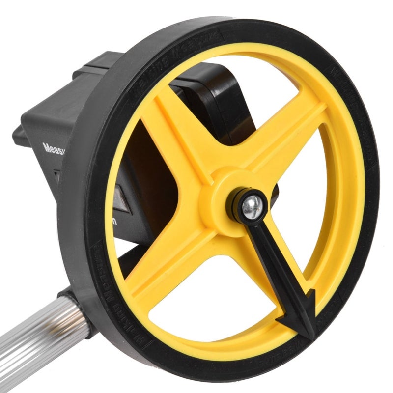 Measuring Wheel: Mini Size, TPR Material Anti-Skid Wheel - High Accuracy Foldable Telescopic Handle Measuring Wheel for Surveyors, Construction Workers, Road & Sidewalk Distance Measurement - Image 4