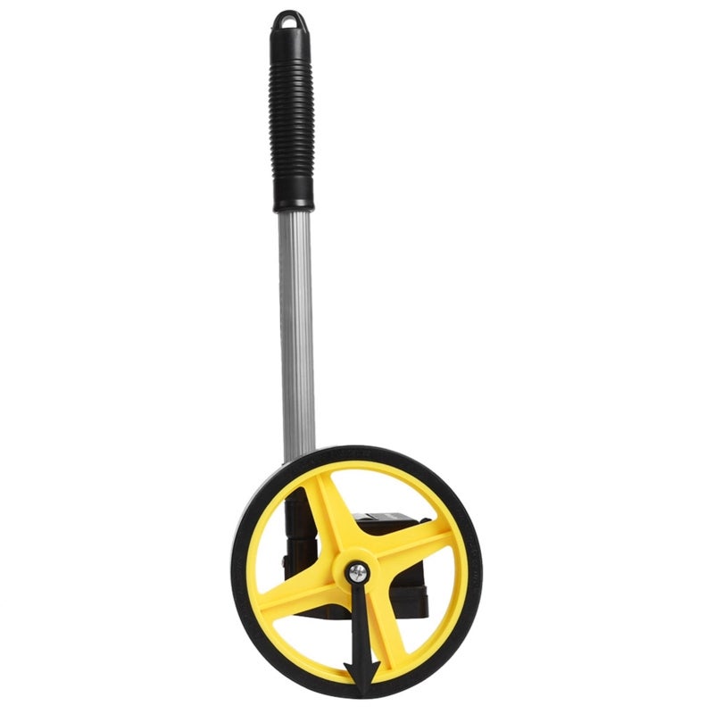 Measuring Wheel: Mini Size, TPR Material Anti-Skid Wheel - High Accuracy Foldable Telescopic Handle Measuring Wheel for Surveyors, Construction Workers, Road & Sidewalk Distance Measurement - Image 2