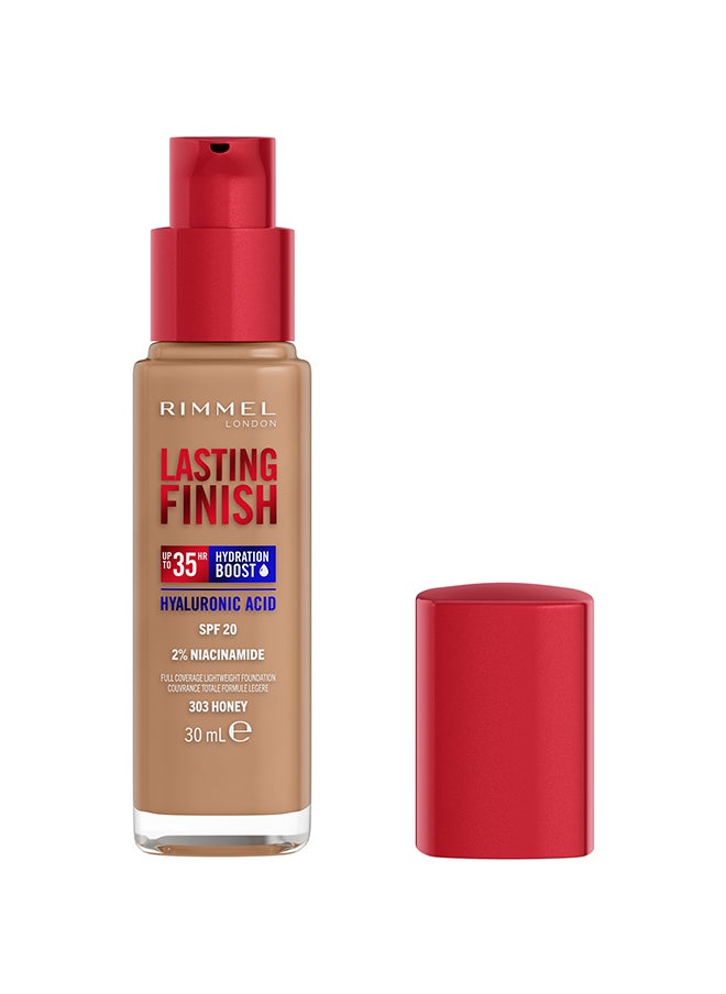 RIMMEL LONDON - Lasting Finish 35 Hour Foundation  303  Honey - Image 1