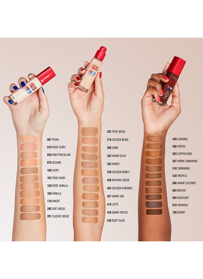 RIMMEL LONDON - Lasting Finish 35 Hour Foundation  303  Honey - Image 1
