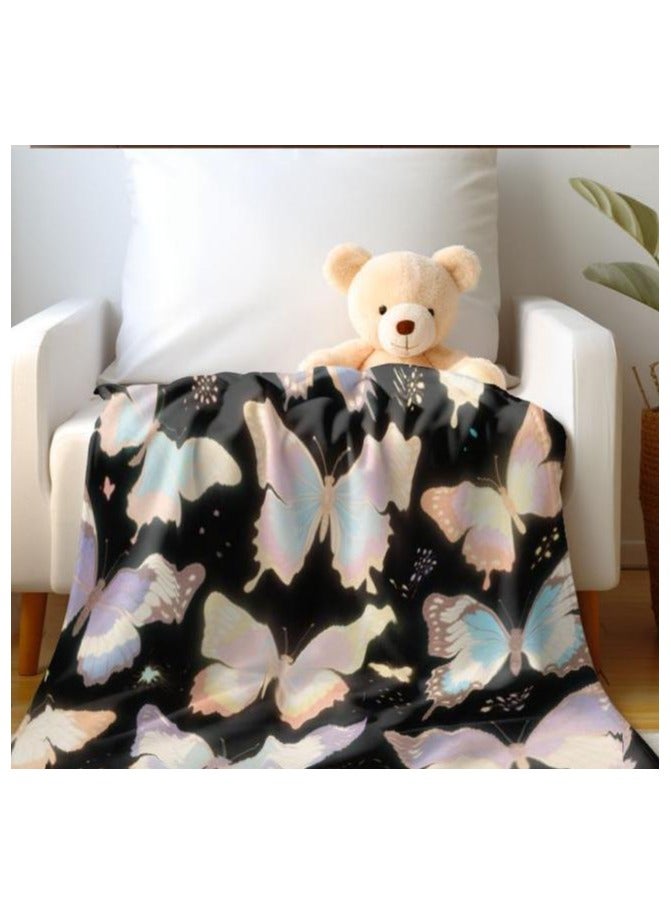 general Flannel thin blanket (warm and comfortable, suitable for sleep, gaming, dust removal and sandproof) 150cm*200cm - 92 - Image 5