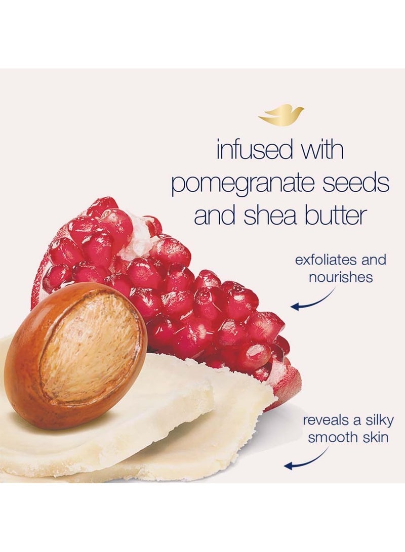 Dove Exfoliating Body Scrub Pomegranate And Shea Butter 298g - Image 3