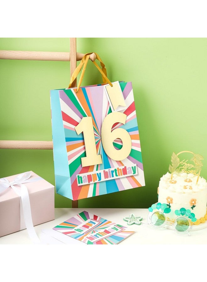 WRAPAHOLIC حقيبة هدايا كبيرة لعيد الميلاد 13" مع بطاقة وورق مناديل لعيد الميلاد 16 - Image 5