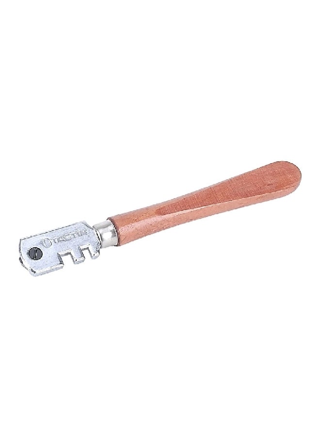 Tactix Glass Cutter Brown and Silver 135 mm 284903  - Image 1