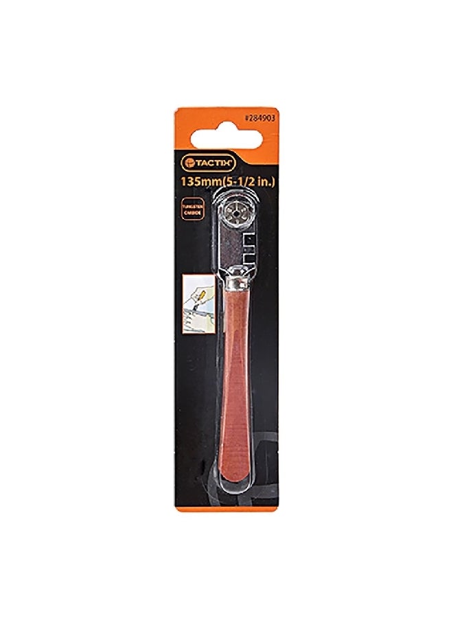 Tactix Glass Cutter Brown and Silver 135 mm 284903  - Image 2