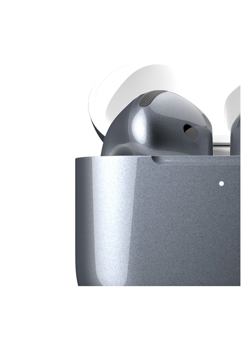 Craft MERLIN CRAFT CUSTOMIZED APPLE AIRPODS 4 GUNMETAL GLOSSY - Image 4