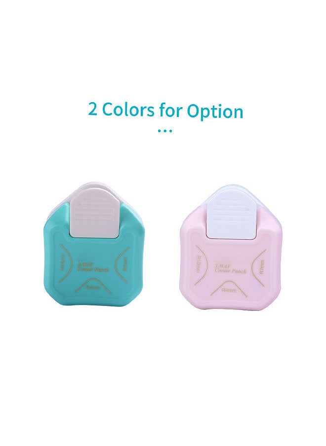 Kw-trio 3-in-1 Corner Rounder Punch R4/R7/R10mm Round Corner Trimmer Cutter for Card Photo Paper Laminating Pouches  - Image 2