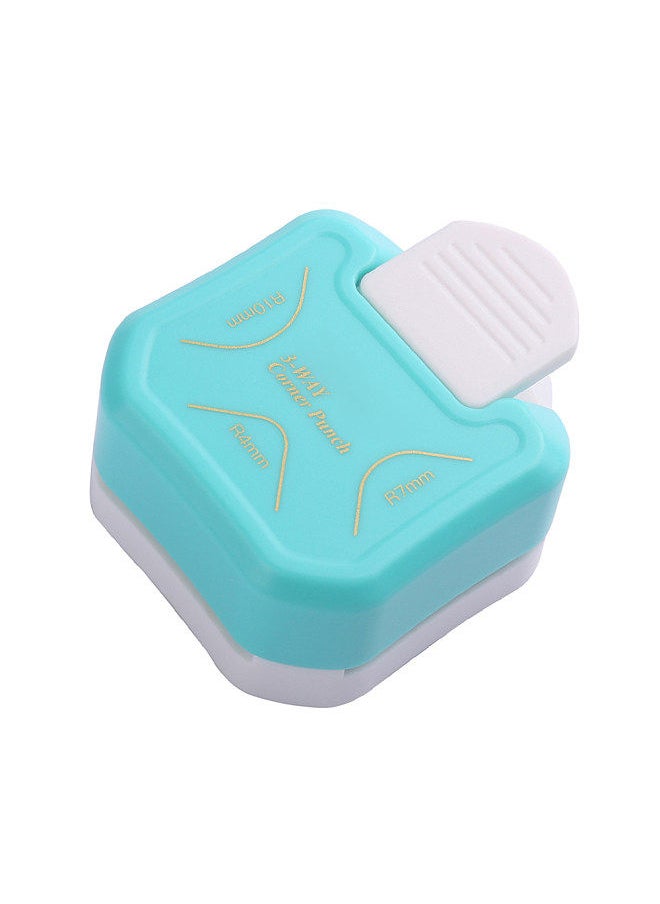 Kw-trio 3-in-1 Corner Rounder Punch R4/R7/R10mm Round Corner Trimmer Cutter for Card Photo Paper Laminating Pouches  - Image 1