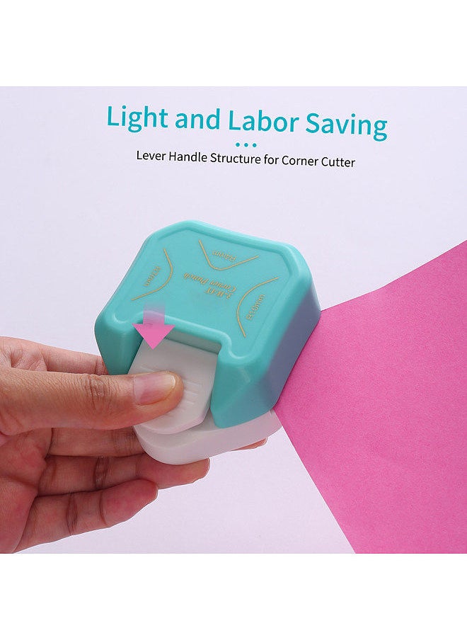 Kw-trio - 3-in-1 Corner Rounder Punch R4/R7/R10mm Round Corner Trimmer Cutter for Card Photo Paper Laminating Pouches - Image 1