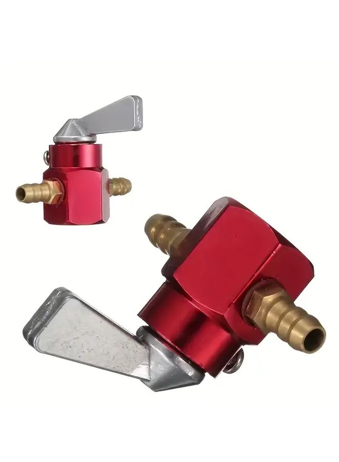 Black Fuel Tank Valve For Motorcycle Modifications,Suitable For Scooter ATV ADV Off Road Street Bike Universal Fuel Line Switch - Image 1