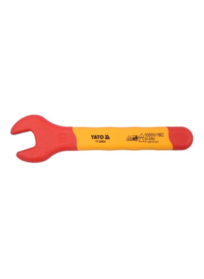 YATO Insulated Open End Wrench 10mm
