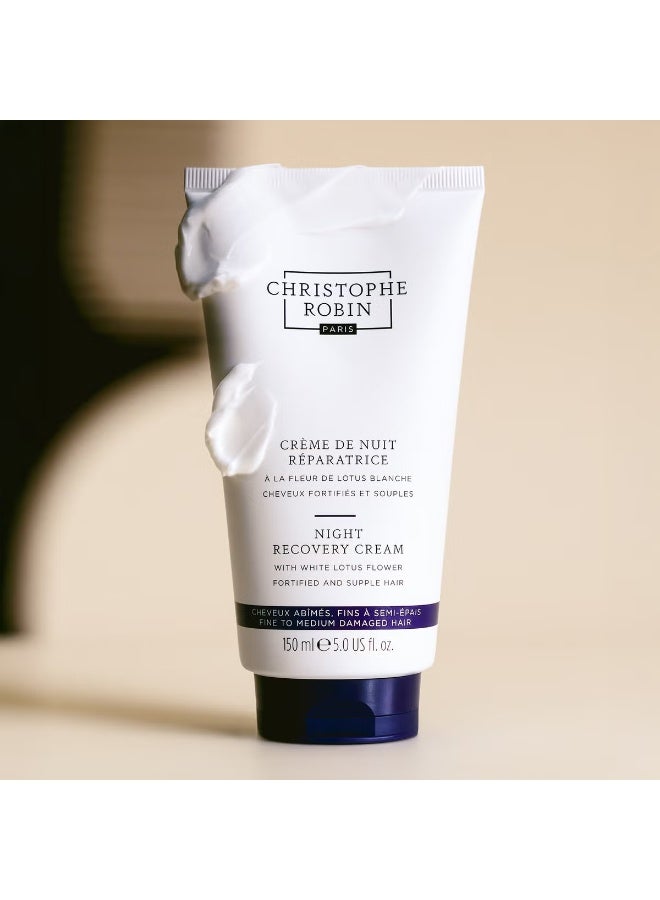 Christophe Robin Christophe Robin Night Recovery Cream with White Lotus Flower 150ml  - Image 3