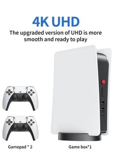 M5 Game Console 2.4gb Wireless Controller Game Station, 4K HD Output Retro Classic Video Game Console upto 15000 Games. [video game]