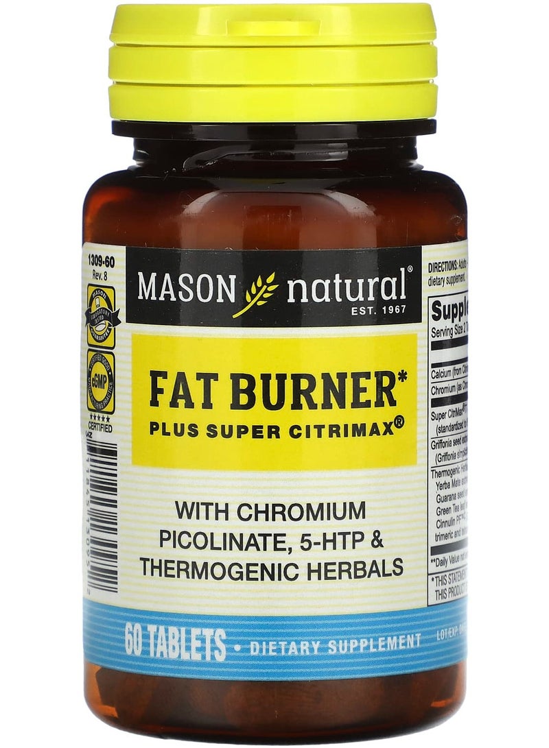 Fat Burner Plus Super Citrimax, 60 Tablets